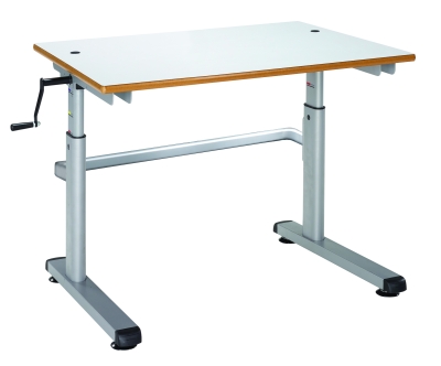 Height adjustable study table - single